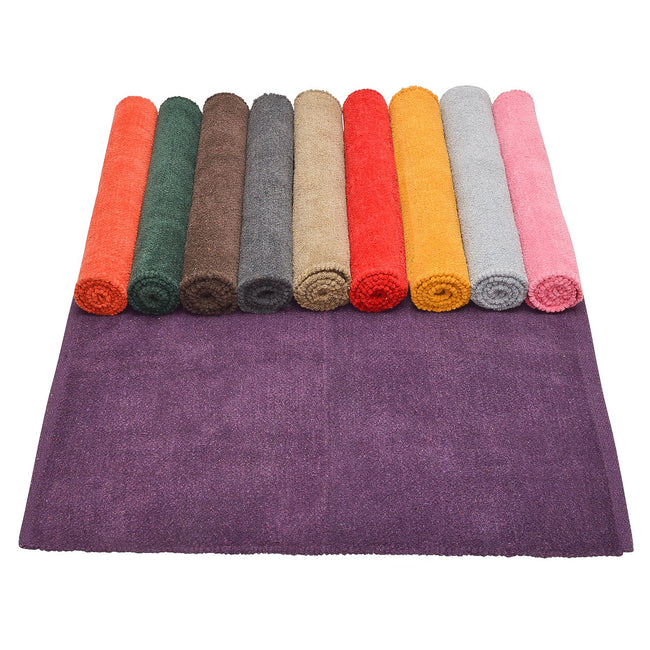Handmade Chenille rugs - Japanese Violet