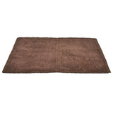 Handmade Chenille rugs - Chocolate Brown